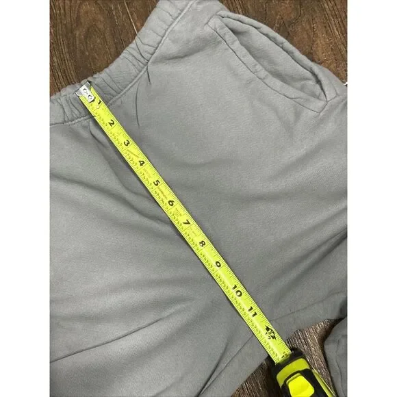 JOAH BROWN‎ GRAY COTTON HI RISE EMPIRE JOGGER SWEATPANTS POCKETS XS/S